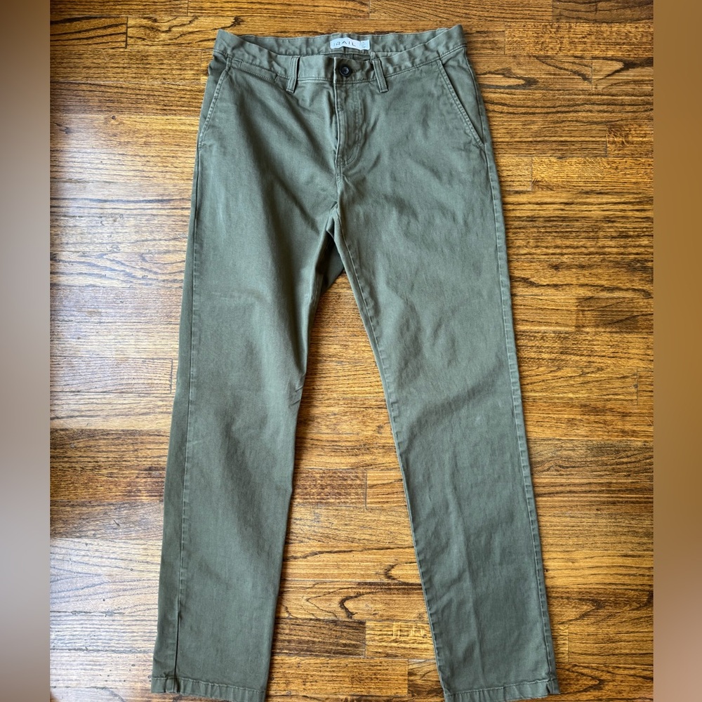 The Rail Army Green Pants